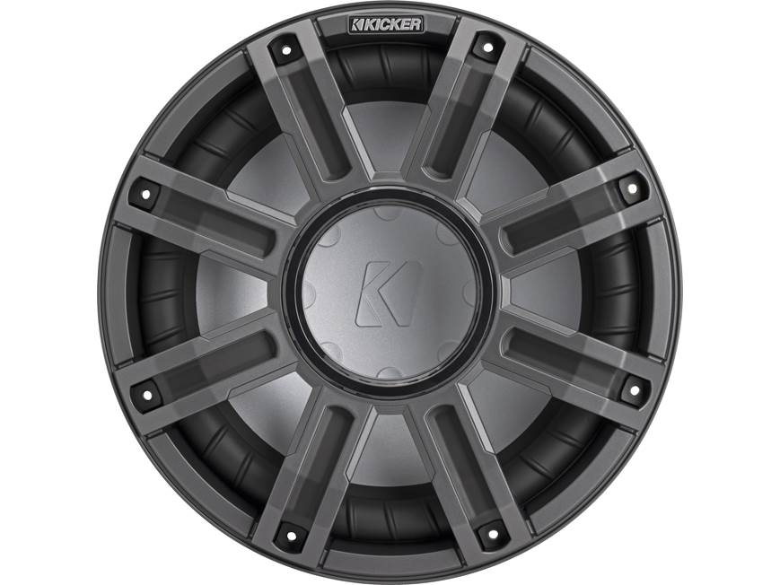 Kicker 51MWE122 Premium M-Class 12" 2-ohm marine subwoofer with RGBW LED lighting (Charcoal Grille)