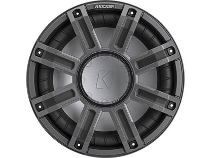 Kicker 51MWE122 Premium M-Class 12" 2-ohm marine subwoofer with RGBW LED lighting (Charcoal Grille)