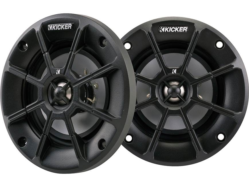 Kicker PS42 4" 2-way speakers (2-ohm) for use in motorcycles, boats, and ATVs