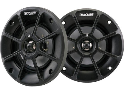 Kicker PS42 4" 2-way speakers (2-ohm) for use in motorcycles, boats, and ATVs