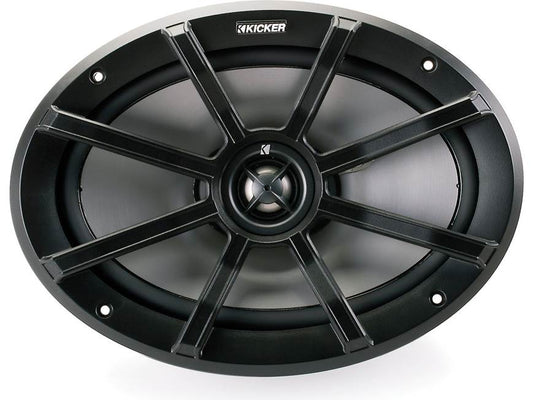 Kicker 40PS692 6"x 9" 2-way speakers (2-ohm) for use in motorcycles, boats, and ATVs