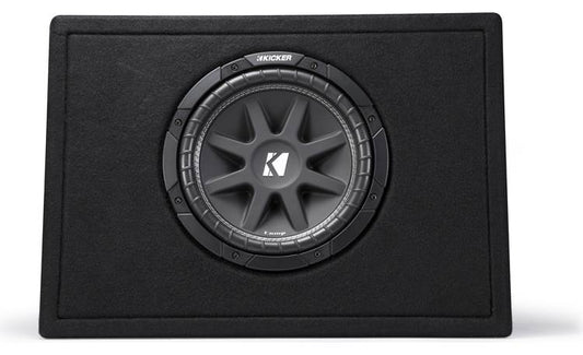 Kicker 43TC104 Ported truck enclosure with one 4-ohm 10" Comp subwoofer