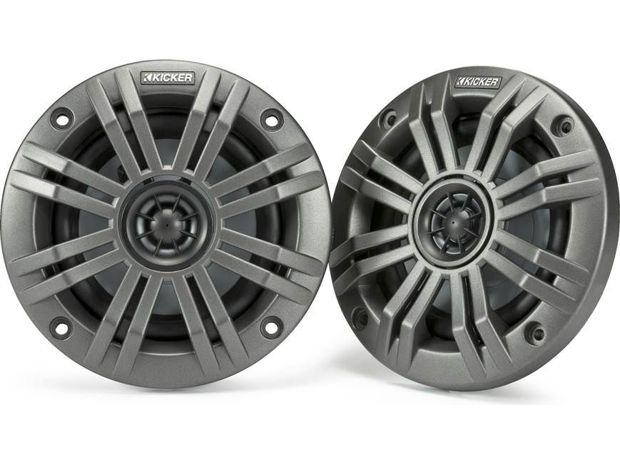 Kicker 45KM44 4" 2-way marine speakers (4-ohm)