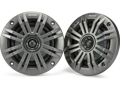 Kicker 45KM44 4" 2-way marine speakers (4-ohm)