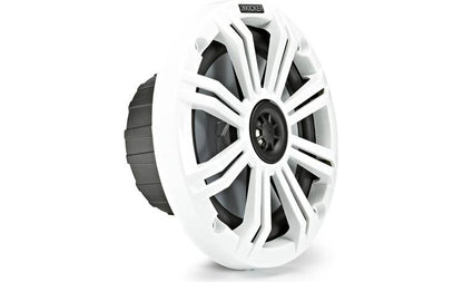 Kicker 45KM654 6-1/2" marine speakers with charcoal and white grilles