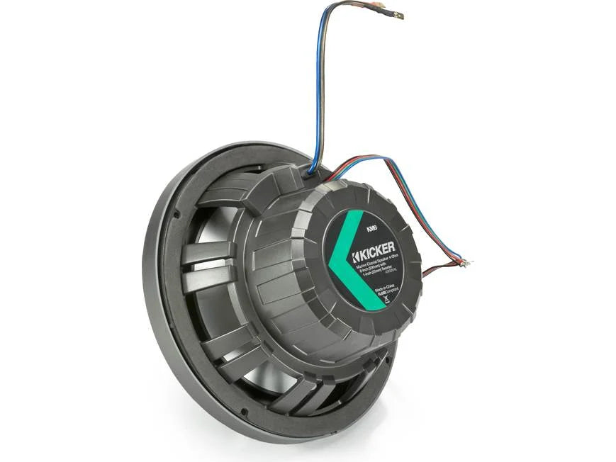 Kicker 45KM84L 8" full-range marine speakers with LED lighting