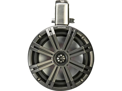 Kicker 45KMTC8 8" wakeboard tower speakers (Charcoal/Black)