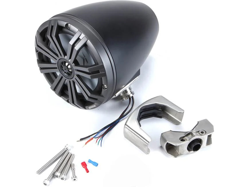 Kicker 45KMTC8 8" wakeboard tower speakers (Charcoal/Black)