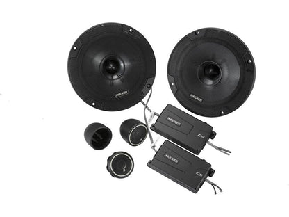Kicker 51KSC2704C 2-3/4" component mid-tweeter with custom-fit speaker bracket — fits select GM, Chrysler, Subaru, Toyota, and Jeep (single speaker)
