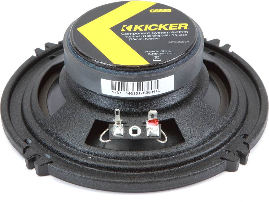 Kicker 46CSS654 CS Series 6-1/2" component speaker system