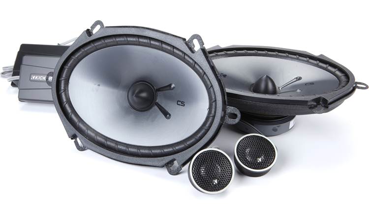 Kicker 46CSS684 CS Series 6"x8" component speaker system