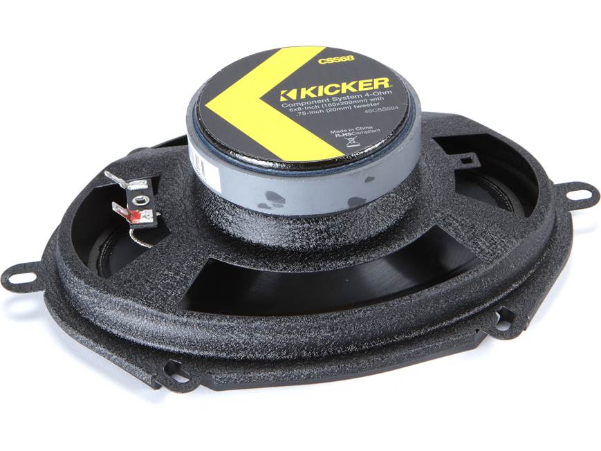 Kicker 46CSS684 CS Series 6"x8" component speaker system