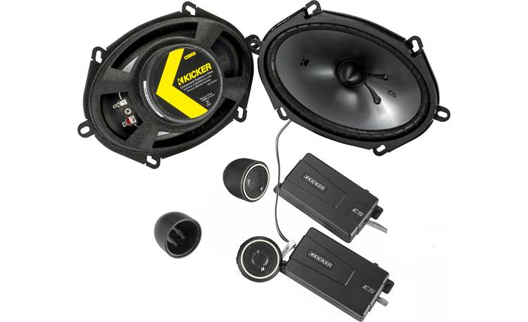 Kicker 46CSS684 CS Series 6"x8" component speaker system