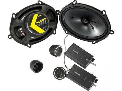 Kicker 46CSS684 CS Series 6"x8" component speaker system