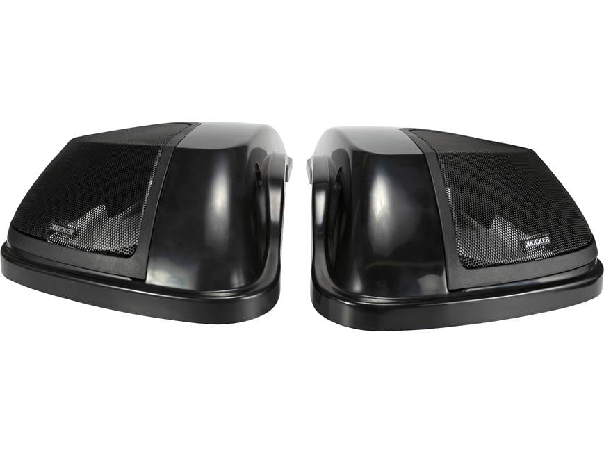 Kicker 46HDBL Custom-fit bag lids for select 2014-up Harley-Davidson models (Unloaded - speakers not included)