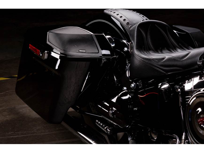 Kicker 46HDBL Custom-fit bag lids for select 2014-up Harley-Davidson models (Unloaded - speakers not included)