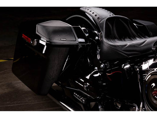 Kicker 46HDBL Custom-fit bag lids for select 2014-up Harley-Davidson models (Unloaded - speakers not included)