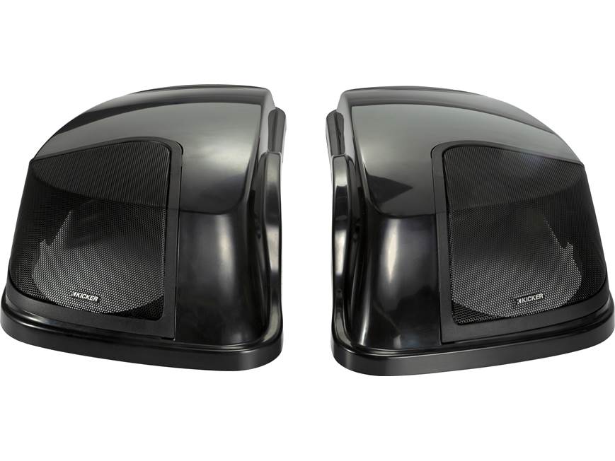 Kicker 46HDBL Custom-fit bag lids for select 2014-up Harley-Davidson models (Unloaded - speakers not included)