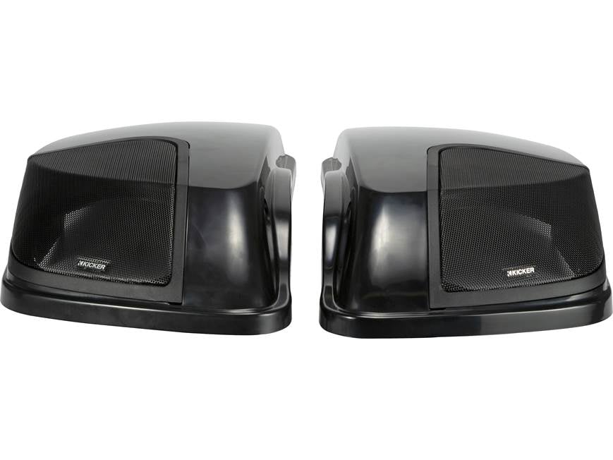 Kicker 46HDBL Custom-fit bag lids for select 2014-up Harley-Davidson models (Unloaded - speakers not included)