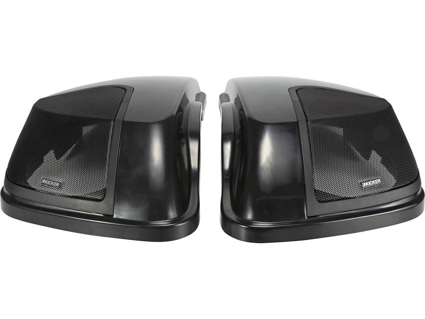 Kicker 46HDBL Custom-fit bag lids for select 2014-up Harley-Davidson models (Unloaded - speakers not included)