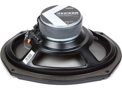 Kicker 46HDBL69 Custom-fit bag lids for select 2014-up Harley-Davidson models (With Kicker 6"x9 speakers)