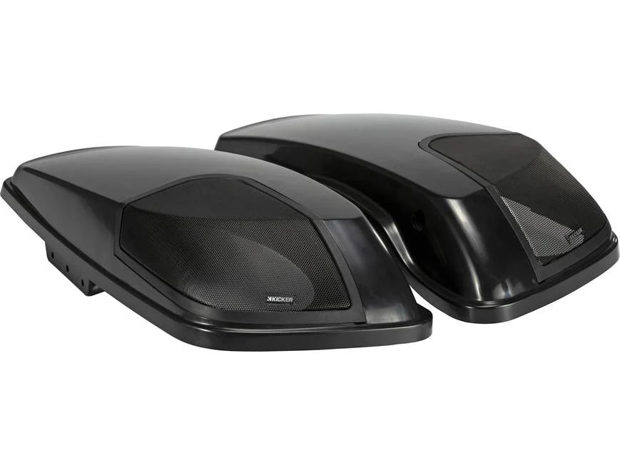 Kicker 46HDBL69 Custom-fit bag lids for select 2014-up Harley-Davidson models (With Kicker 6"x9 speakers)