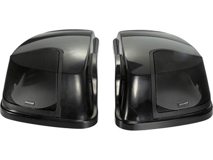 Kicker 46HDBL69 Custom-fit bag lids for select 2014-up Harley-Davidson models (With Kicker 6"x9 speakers)
