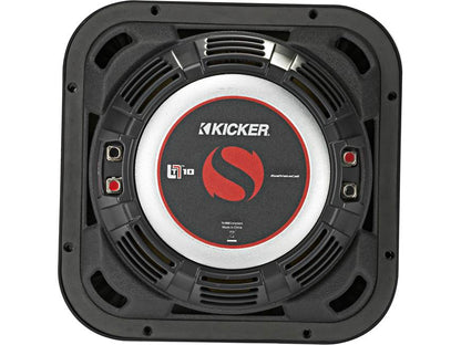 Kicker 46L7T102 L7T Series shallow-mount 10" dual 2-ohm voice coil component subwoofer