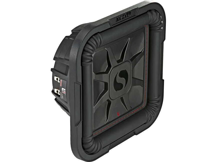 Kicker 46L7T102 L7T Series shallow-mount 10" dual 2-ohm voice coil component subwoofer