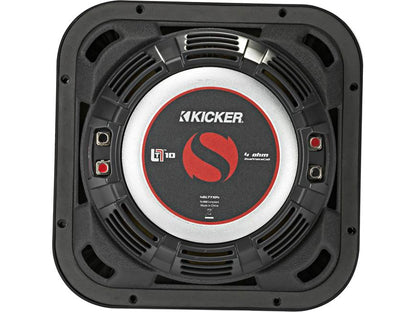 Kicker 46L7T104 L7T Series shallow-mount 10" dual 4-ohm voice coil component subwoofer