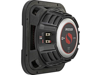 Kicker 46L7T104 L7T Series shallow-mount 10" dual 4-ohm voice coil component subwoofer
