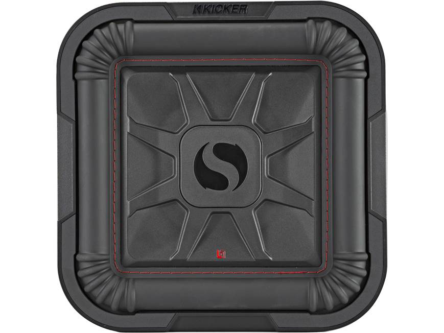 Kicker 46L7T104 L7T Series shallow-mount 10" dual 4-ohm voice coil component subwoofer