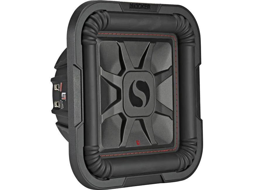 Kicker 46L7T104 L7T Series shallow-mount 10" dual 4-ohm voice coil component subwoofer