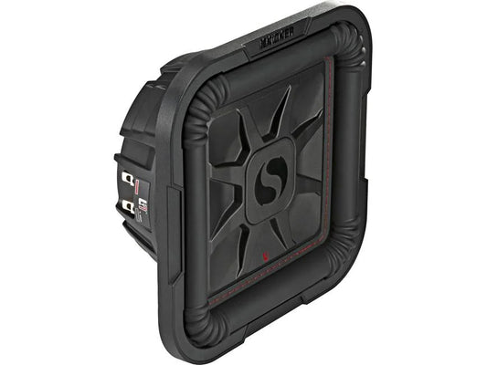 Kicker 46L7T104 L7T Series shallow-mount 10" dual 4-ohm voice coil component subwoofer
