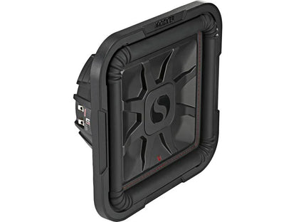 Kicker 46L7T122 Solo-Baric L7T Series shallow-mount 12" dual 2-ohm voice coil component subwoofer