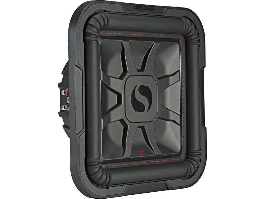 Kicker 46L7T124 Solo-Baric L7T Series shallow-mount 12" dual 4-ohm voice coil component subwoofer