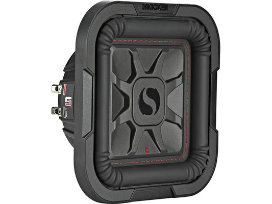 Kicker 46L7T82 L7T Series shallow-mount 8" dual 2-ohm voice coil component subwoofer