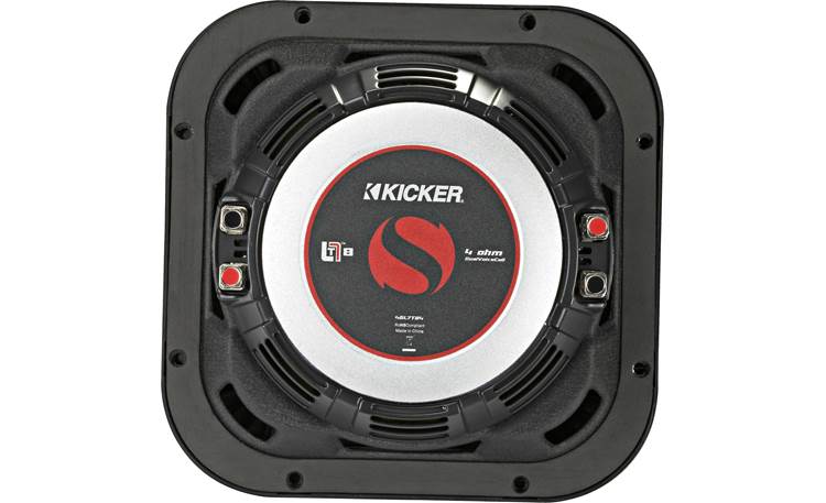 Kicker 46L7T84 L7T Series shallow-mount 8" dual 4-ohm voice coil component subwoofer