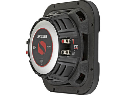Kicker 46L7T84 L7T Series shallow-mount 8" dual 4-ohm voice coil component subwoofer