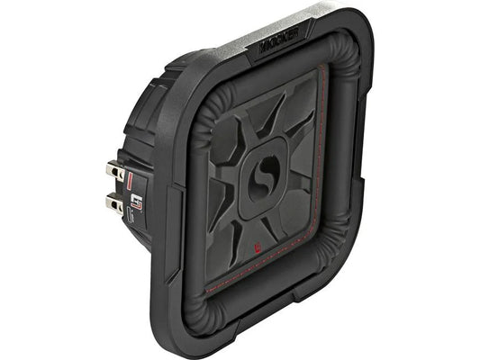 Kicker 46L7T84 L7T Series shallow-mount 8" dual 4-ohm voice coil component subwoofer