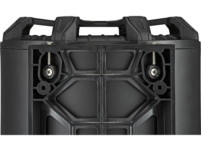 Kicker 46CWTB102 Weather-proof sealed tube enclosure with one 10" 2-ohm subwoofer and 10" passive speaker