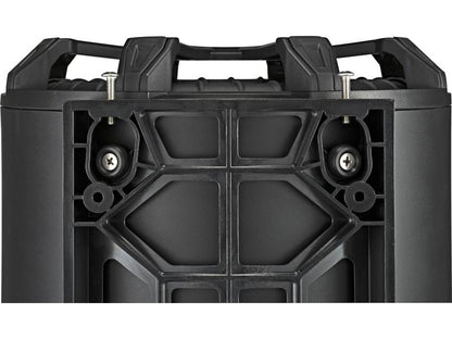 Kicker 46CWTB102 Weather-proof sealed tube enclosure with one 10" 2-ohm subwoofer and 10" passive speaker