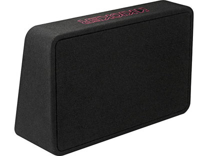 Kicker 46TL7T122 Sealed 2-ohm enclosure with single square L7T Series 12" shallow-mount subwoofer
