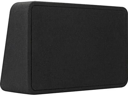 Kicker 46TL7T122 Sealed 2-ohm enclosure with single square L7T Series 12" shallow-mount subwoofer