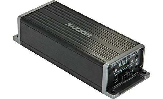 Kicker 47KEY200.4 Compact 4-channel car amplifier with automatic tuning DSP — 50 watts RMS x 4