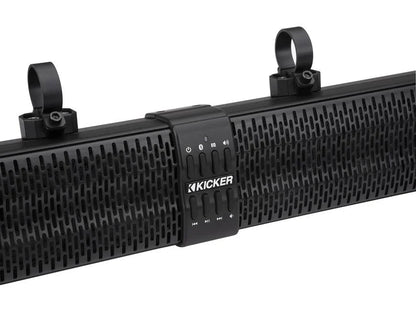 Kicker 47KPB1 Amplified 6-speaker sound bar with built-in Bluetooth®