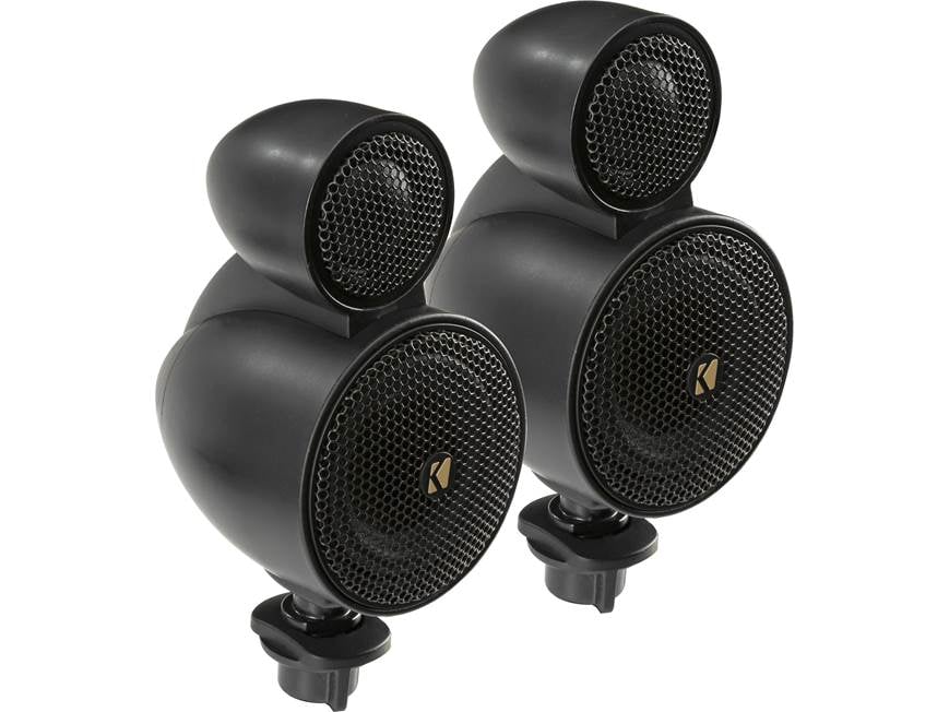Kicker 47KSMT2504 KS Series dual-pod component speaker system — each pod contains a 2-1/2" midrange driver and a 1" tweeter