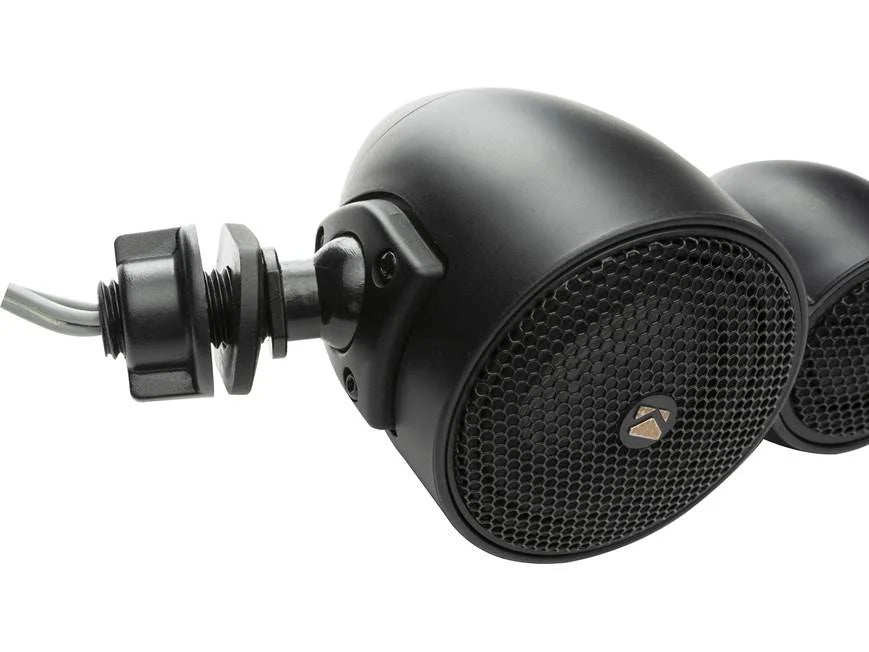 Kicker 47KSMT2504 KS Series dual-pod component speaker system — each pod contains a 2-1/2" midrange driver and a 1" tweeter