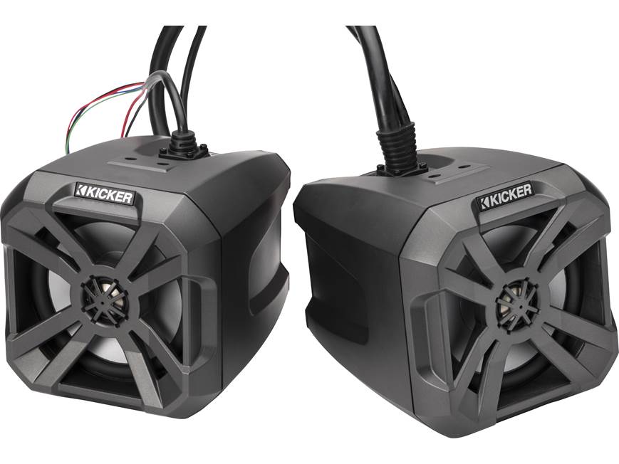 Kicker 48BTCAN65 6-1/2" PowerCan speakers with LED lighting and built-in Bluetooth®