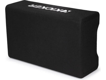 Kicker 48CDF124 Comp Series sealed downward-firing enclosure with 12" 4-ohm subwoofer